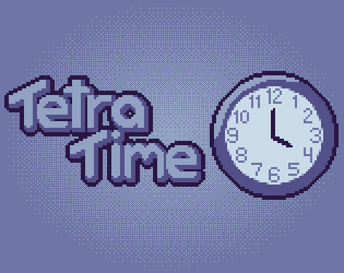 Logo of clock with hands set to 4:00 next to words saying 'Tetra Time'.